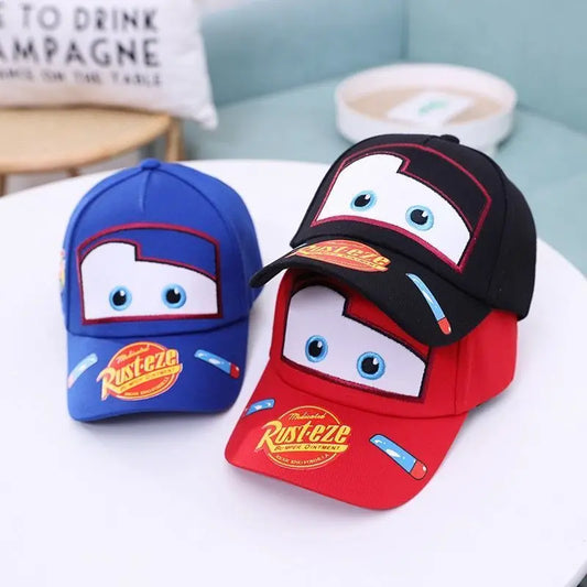 Lightning McQueen Children’s Baseball Cap – Cartoon Cars Sun Protection Hat