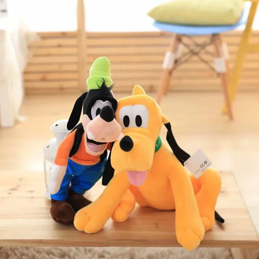 Disney Cartoon Plush Toys – 30/40cm Miaomiao House Plush Dolls (Minnie, Mickey, Pluto & More)