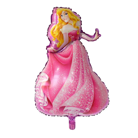 5pcs Disney Princess Balloon Set – Cinderella & Mermaid Helium Party Balloons