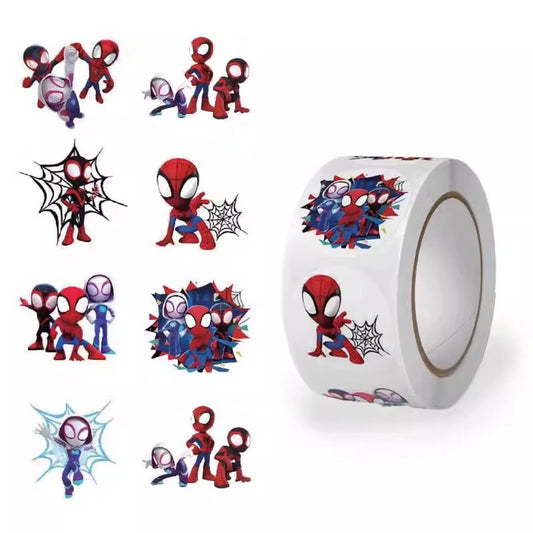 500pcs Marvel Spider-Man Stickers – Action Figure Themed Vinyl Decals for Kids & Fans