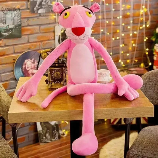 Cartoon Disney Cute Pink Panther Plush Doll – Soft Anime Cloth Toy Pillow for Kids & Adults
