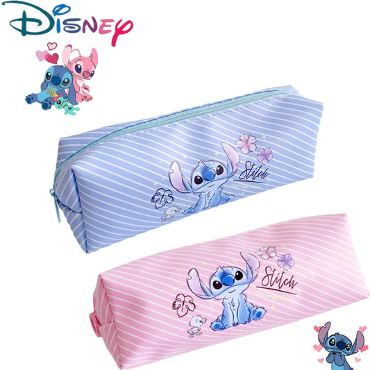 New Disney Stitch Anime Pencil Case – Cartoon Stitch Print Pen Bag for Students
