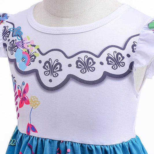 Mirabel & Isabela Encanto Princess Dress – Cosplay Costume for Girls