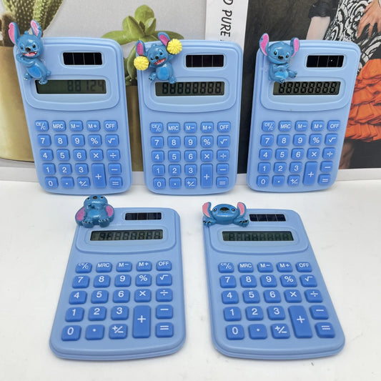 Disney Stitch Calculator – Portable Solar-Powered Cartoon Math Tool