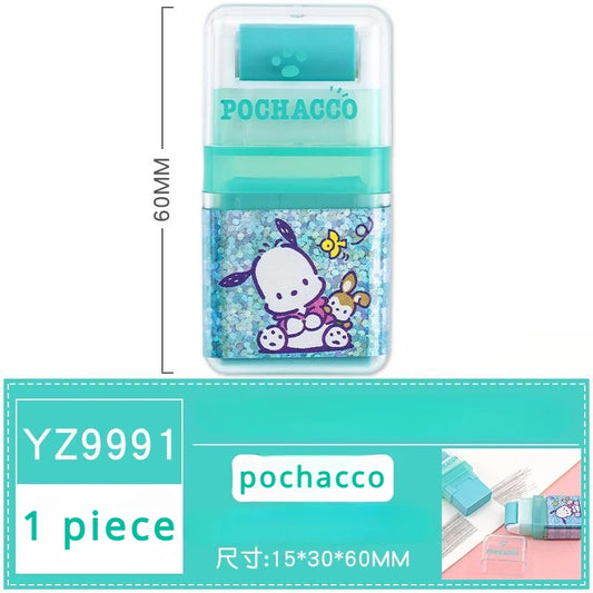 Sanrio All-Star Eraser Set – Cute Cartoon Characters for Students