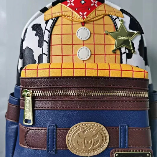 Toy Story Women’s Double Strap Shoulder Bag – PU Backpack