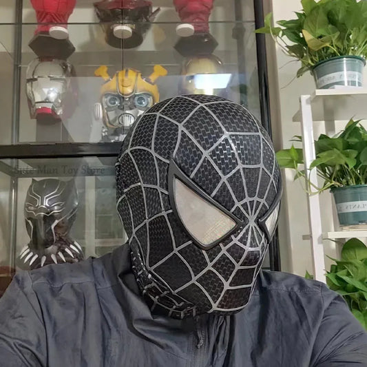 Spider-Man Tobey 1:1 3D Mask – Cosplay Faceshell with Detachable Lenses