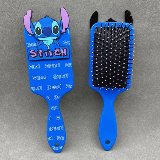 Miniso Disney Anime Lilo & Stitch Air Cushion Massage Comb – Cartoon Stitch & Mickey Minnie Mouse Hair Brush for Girls