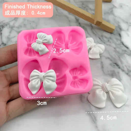 New Arrival Cute Knot Bow Mold – Soft Silicone Fondant & Resin Art Tool