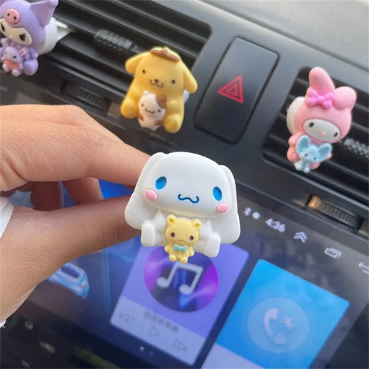 Sanrio Car Air Vent Aromatherapy Decoration – Cinnamoroll, Melody & Kuromi Air Fresheners