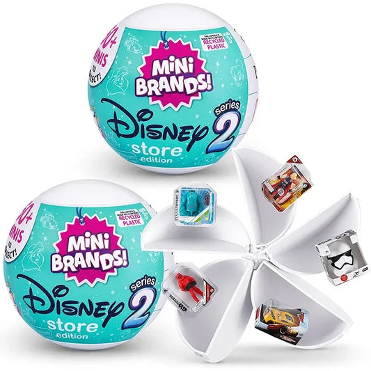 5 Surprise Disney Mini Brands – Store Edition 2 Mystery Capsule Collectible Toys