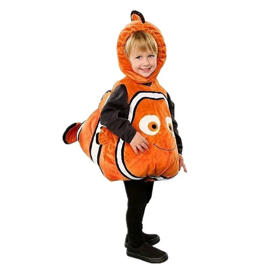 Toddler Clown Fish Costume – Cute Hooded Dress-Up Set for Halloween & Parties